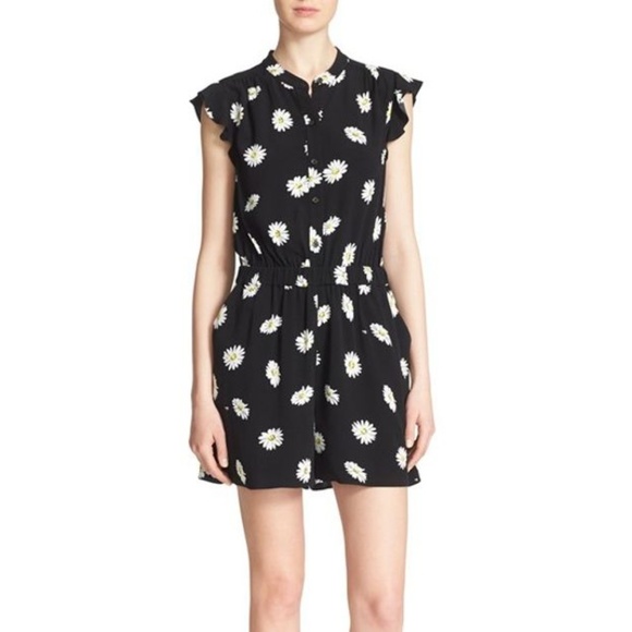 Kate Spade Daisy Dot Crepe Romper - Picture 2 of 8